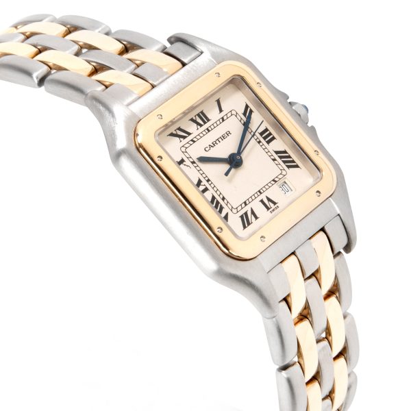 103467 rv Cartier Panther 183949 Unisex Watch in 18kt Stainless SteelYellow Gold