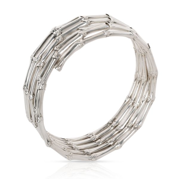 103484 pv John Hardy Bamboo 5 Coil Bracelet in Sterling Silver