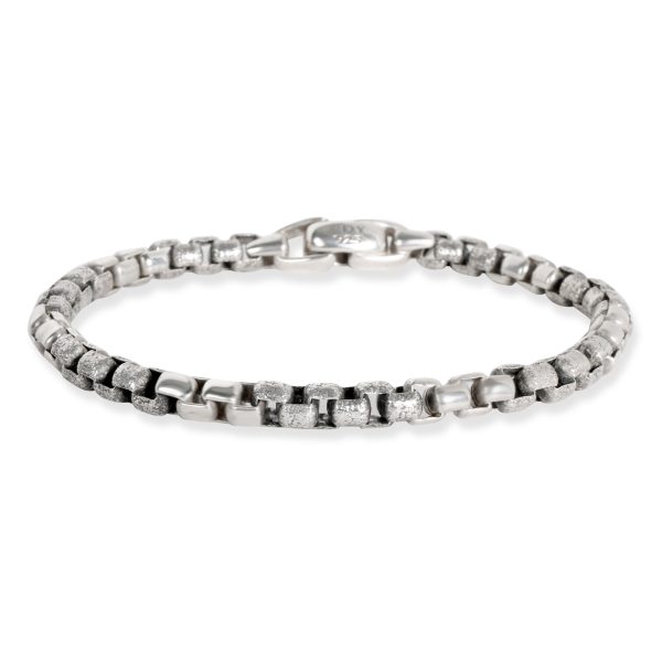 David Yurman Hammered Links Bracelet in Sterling Silver David Yurman Hammered Links Bracelet in Sterling Silver