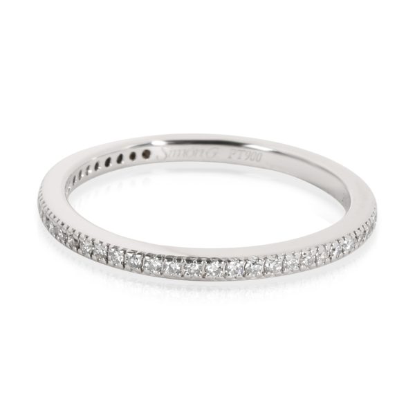 Simon G Simon G Round Cut Diamond Wedding Band in Platinum 018 CTW