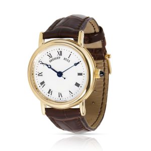 Breguet Classique 8067BA52964 Womens Watch in 18kt Yellow Gold Bottega Veneta Intrecciato Leather Shoulder Bag Blue Black