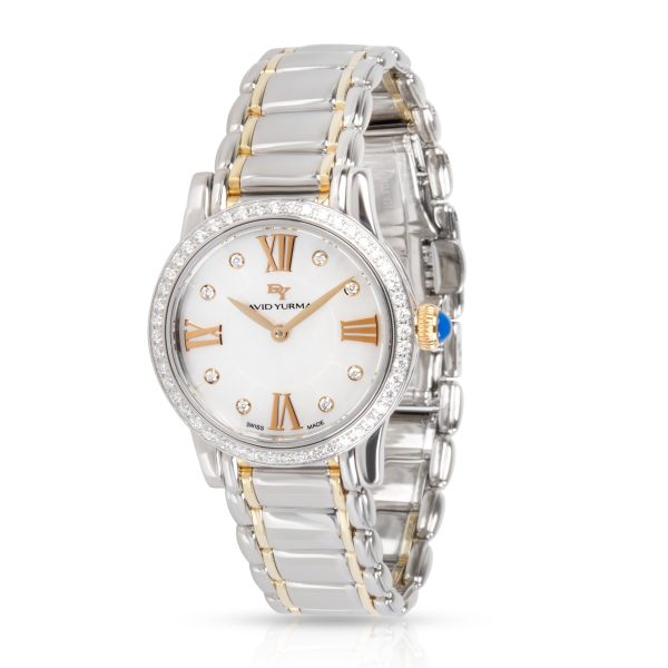 David Yurman Classic T717 S Womens Watch in 18K Stainless SteelYellow Gold David Yurman Classic T717 S Womens Watch in 18K Stainless SteelYellow Gold