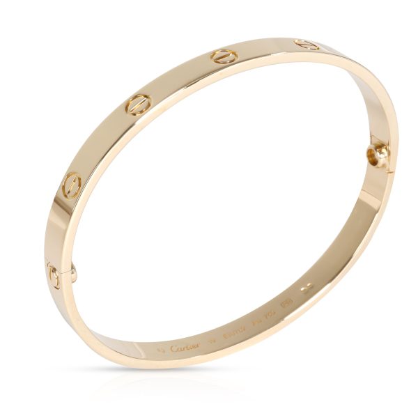 103697 pv Cartier Love Bracelet in 18KT Yellow Gold Size 19