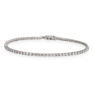 Four Prong Diamond Tennis Bracelet in 18KT White Gold H SI2 266 CTW Louis Vuitton Portefeuil Viennois Monogram Wallet Brown