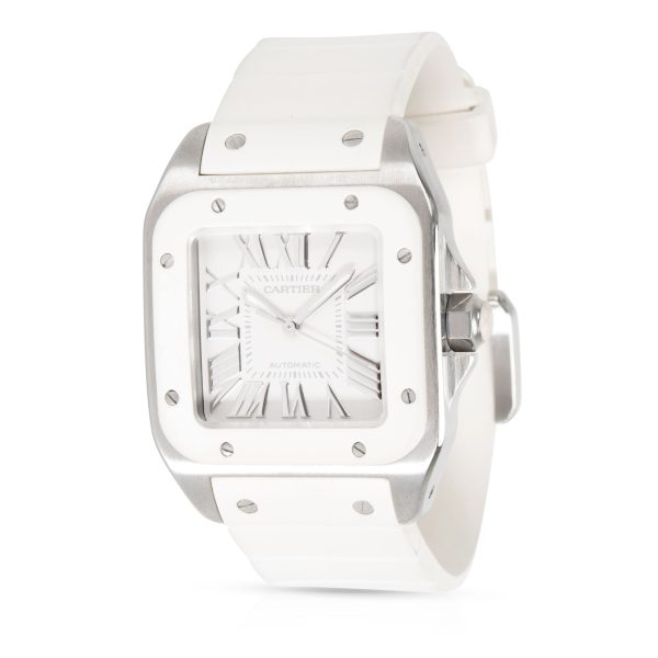 Cartier Santos 100 W20122U2 Unisex Watch in Stainless Steel Cartier Santos 100 W20122U2 Unisex Watch in Stainless Steel