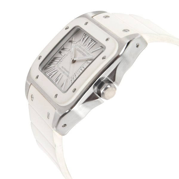 103750 lv bbc0dc2d d17e 4b0d 8861 35b1e54d0dc9 Cartier Santos 100 W20122U2 Unisex Watch in Stainless Steel