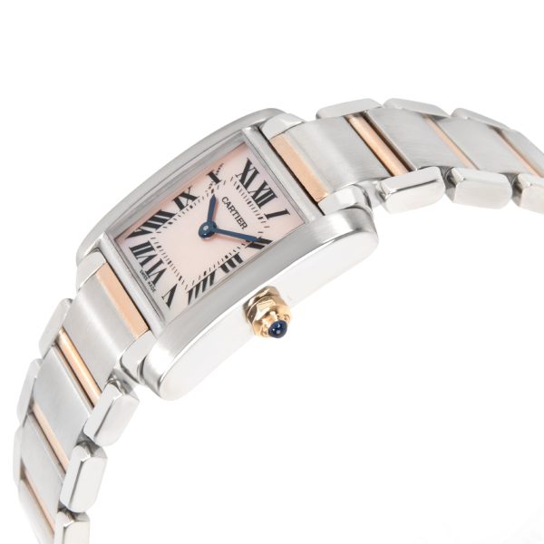 103751 lv Cartier Tank Francaise W51027Q4 Womens Watch in 18kt Stainless SteelRose Gold