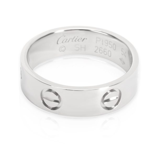 Rings Cartier Love Ring in Platinum Size 54