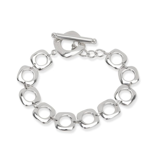 Tiffany Co Square Toggle Bracelet in Sterling Silver Tiffany Co Square Toggle Bracelet in Sterling Silver