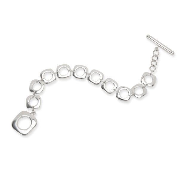 103886 pv Tiffany Co Square Toggle Bracelet in Sterling Silver