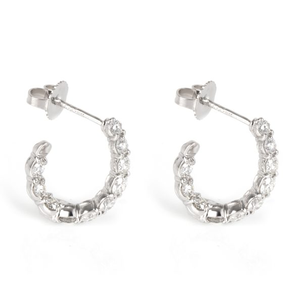 104027 sv 09e677d3 c5e8 4804 a4c3 a92f9d0f77f4 Tiffany Co Diamond Inside Out Hoop Earrings in Platinum 110 CTW