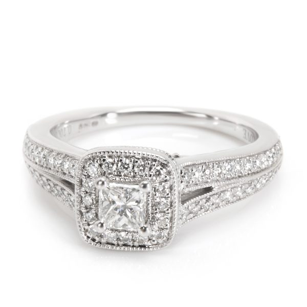 Vera Wang Diamond Engagement Ring in 18K White Gold 070 CTW Vera Wang Diamond Engagement Ring in 18K White Gold 070 CTW