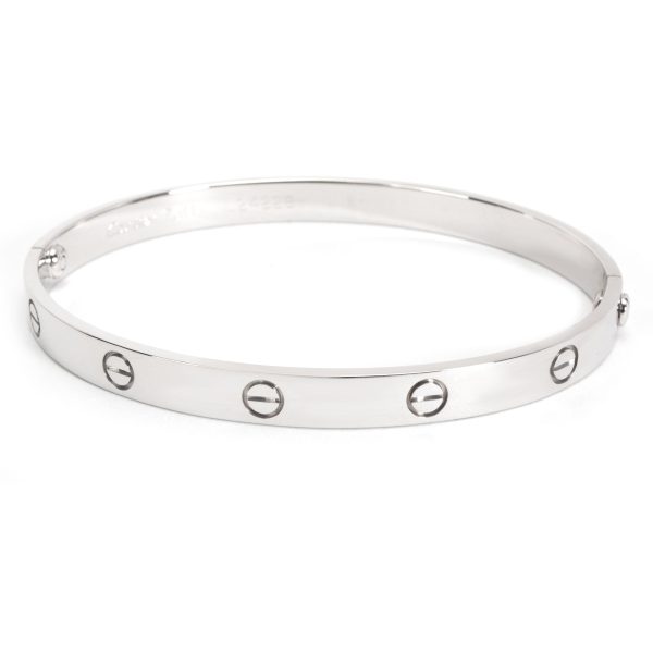 Cartier Love Bracelet in 18K White Gold Size 20 Cartier Love Bracelet in 18K White Gold Size 20