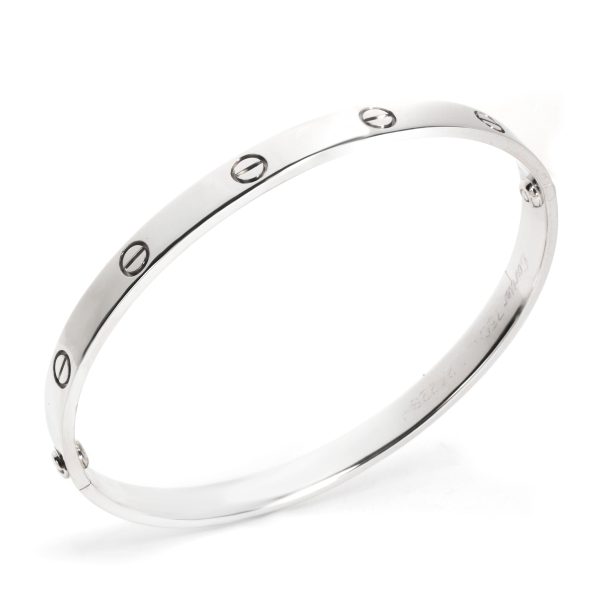 104042 pv fddd52b5 a6d1 4eaf bc20 8ae6217fe37f Cartier Love Bracelet in 18K White Gold Size 20