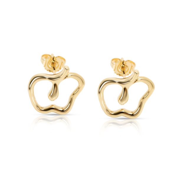 Tiffany Co Elsa Peretti Apple Earrings in 18K Yellow Gold Tiffany Co Elsa Peretti Apple Earrings in 18K Yellow Gold