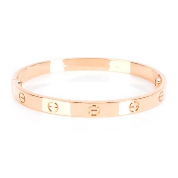 Cartier Love Bangle in 18K Rose Gold Size 18 Cartier Love Bangle in 18K Rose Gold Size 18