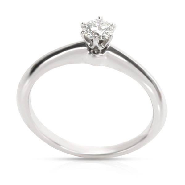 104063 pv Tiffany Co Solitaire Ring in 950 Platinum 024 CTW