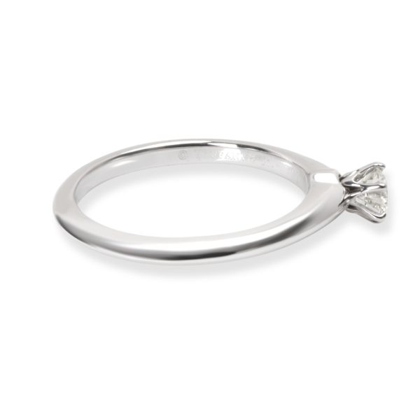 104063 sv Tiffany Co Solitaire Ring in 950 Platinum 024 CTW