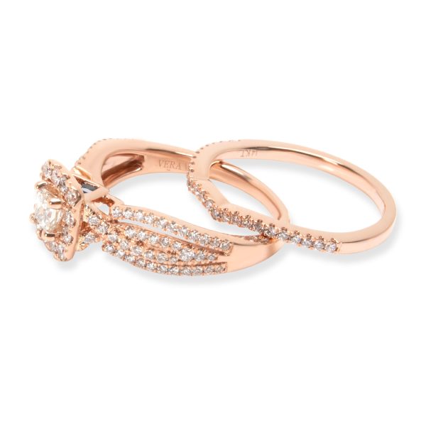 in 14K Rose Gold 116 ctw Vera Wang Love Collection Diamond Wedding Set in 14K Rose Gold 116 ctw