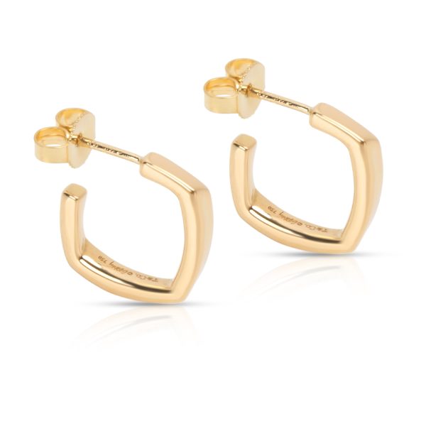 104138 sv Tiffany Co Frank Gehry Torque Earrings in 18K Yellow Gold