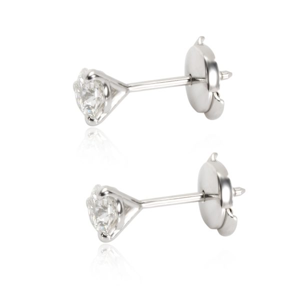 104170 sv 8872d14e 44ce 4eae 8e0a f24d9d75c05c GIA Certified Blue Nile Diamond Stud Earring in Platinum E VS2 070 CTW