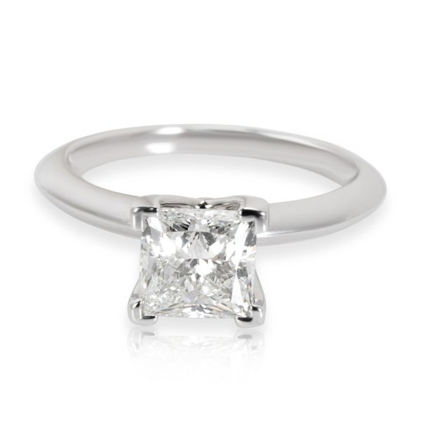 Tiffany Co Princess Cut Diamond Engagement Ring in Platinum 104 ct FVVS2 Tiffany Co Princess Cut Diamond Engagement Ring in Platinum 104 ct FVVS2