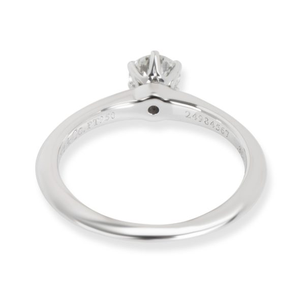 Tiffany Co Diamond Engagement Ring in Platinum 036 ct HSI1 Tiffany Co Diamond Engagement Ring in Platinum 036 ct HSI1