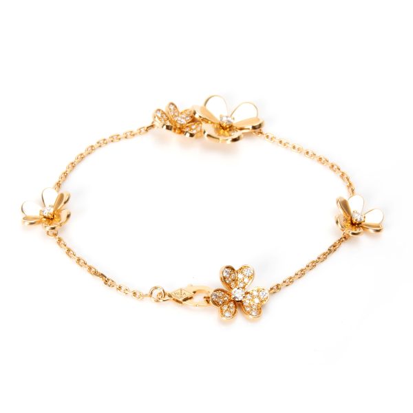 104374 bv d343dae0 196a 4cfa 89ff eb2cd842083e Van Cleef Arpels Frivole Diamond Bracelet in Yellow Gold 061 CTW