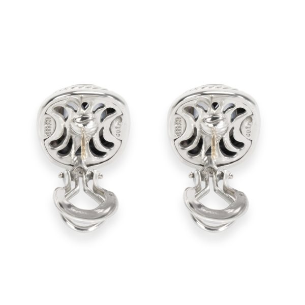 104382 bv David Yurman Chalcedony Earrings in Sterling SIlver Gold