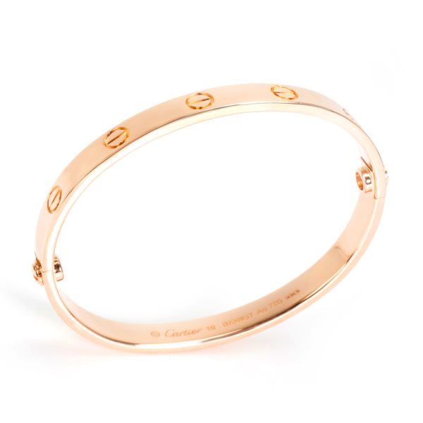 104391 pv 31ad8477 a0d5 4a9e 927c ae784794f179 Cartier Love Bangle in 18KT Rose Gold Size 16