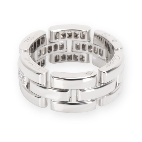 104455 av Cartier Maillon Panthere Band in 18KT White Gold 053 CTW