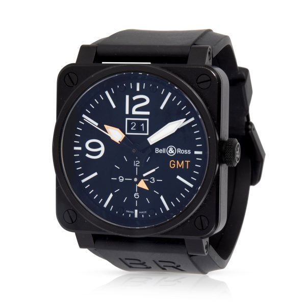 Bell Ross Aviation GMT BR03 51 GMT Mens Watch in PVD Bell Ross Aviation GMT BR03 51 GMT Mens Watch in PVD