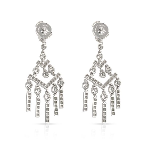 104474 bv Tiffany Co Jazz Diamond Earrings in Platinum 200 CTW