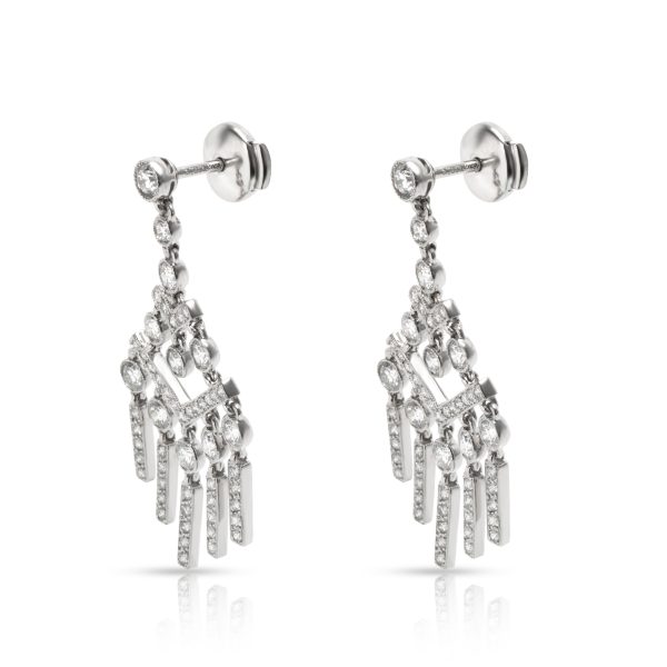 104474 sv Tiffany Co Jazz Diamond Earrings in Platinum 200 CTW