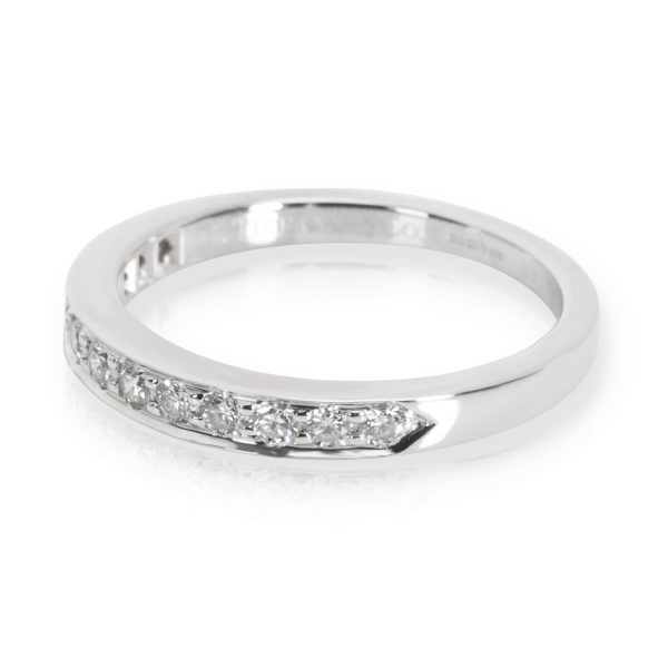 Band Platinum Tiffany Co Channel Set Diamond Band in Platinum 024 CTW