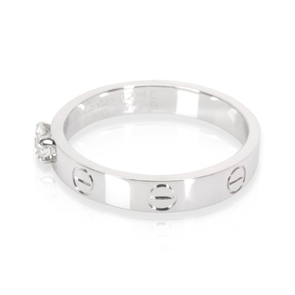 Cartier Cartier Love Solitaire Diamond Ring in 18KT White Gold 023 CTW