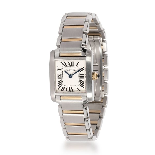 Cartier Tank Francaise W51007Q4 Womens Watch in 18K Stainless SteelYellow Gold Cartier Tank Francaise W51007Q4 Womens Watch in 18K Stainless SteelYellow Gold