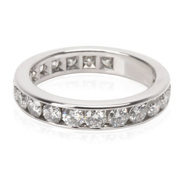 Band Platinum Tiffany Co Channel Diamond Eternity Band in Platinum 198 CTW