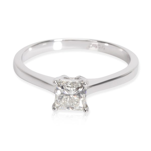 Gemma by WP Diamonds Princess Cut Diamond Engagement Ring in 18K White Gold 056 CTW