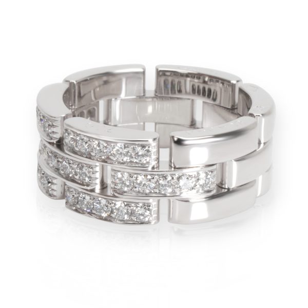 Cartier Cartier Maillon Panthere Diamond Band in 18K White Gold 05 CTW