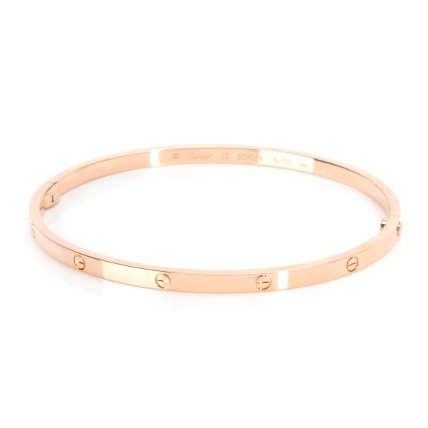 Cartier Love Bracelet Small in 18K Rose Gold Size 20 Cartier Love Bracelet Small in 18K Rose Gold Size 20