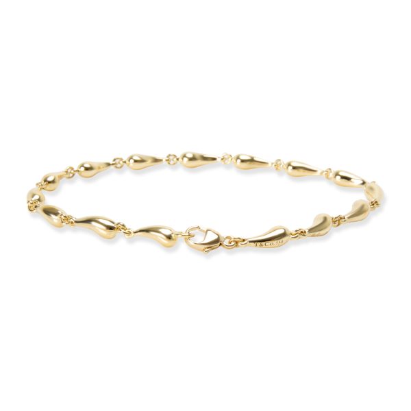 104769 bv dfedb0a2 f2fc 4638 8479 29a90f426844 Tiffany Co Elsa Peretti Teardrop Bracelet in 18K Yellow Gold