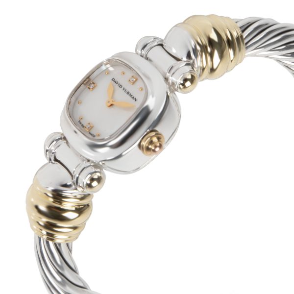 104867 lv af2b4a1a 9b92 4880 9d83 57880e7a8156 David Yurman Cable Cable Womens Watch in 14KT 925 SterlingGold