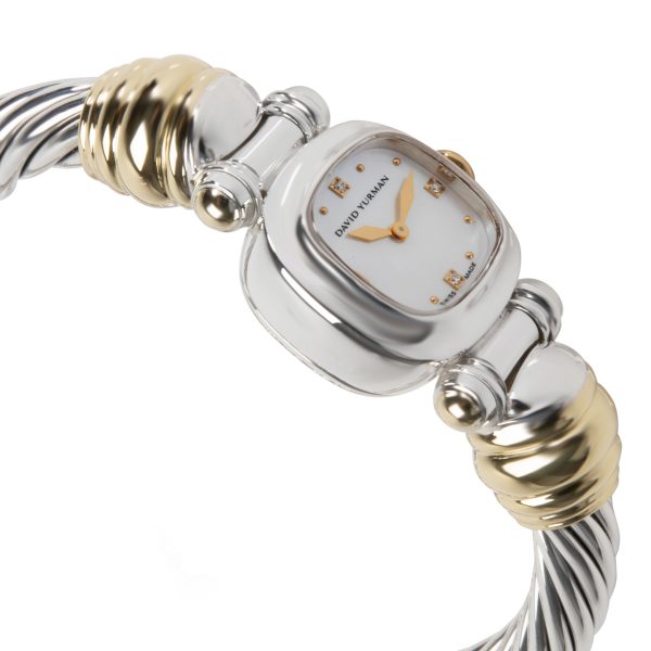 104867 rv 93748f56 12a9 47d4 8fb1 05dcae70b4c8 David Yurman Cable Cable Womens Watch in 14KT 925 SterlingGold