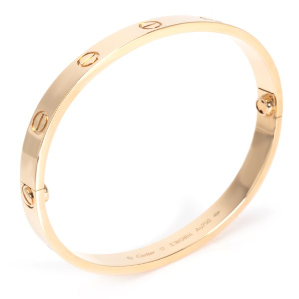 104956 pv cded9ba8 19eb 499d b00a 85ed89e36eed Cartier Love Bracelet in 18KT Yellow Gold