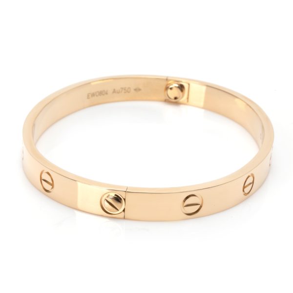 104956 sv 7aa7a692 93a7 4bb1 af11 3175ae0ba3fc Cartier Love Bracelet in 18KT Yellow Gold