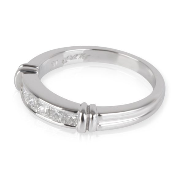 Band Platinum Scott K Channel Set Diamond Band in Platinum 06 CTW