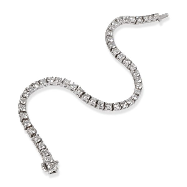 104976 pv Diamond Tennis Bracelet in 14K White Gold 423 CTW