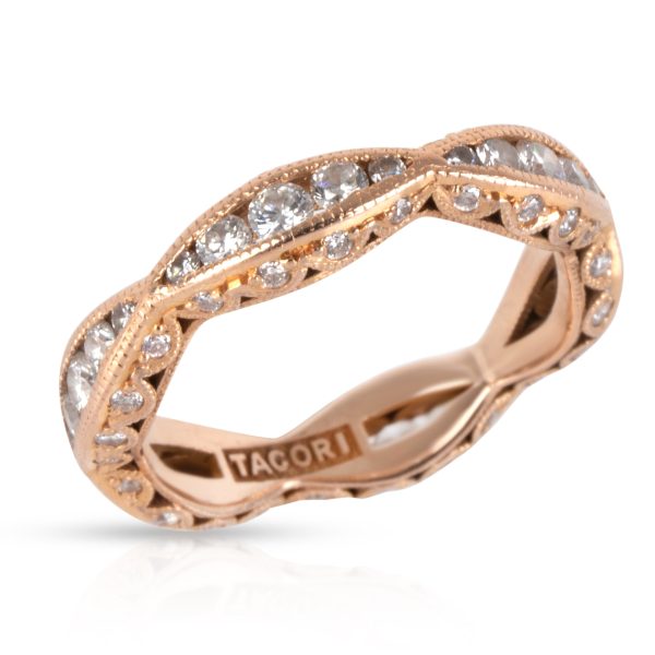 tacori diamond wedding band in 18k rose gold 0 42 ctw Tacori Diamond wedding Band in 18K Rose Gold 042 CTW