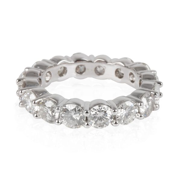 Gemma by WP Diamonds Round Cut Diamond Eternity Band in 18K White Gold 354 CTW